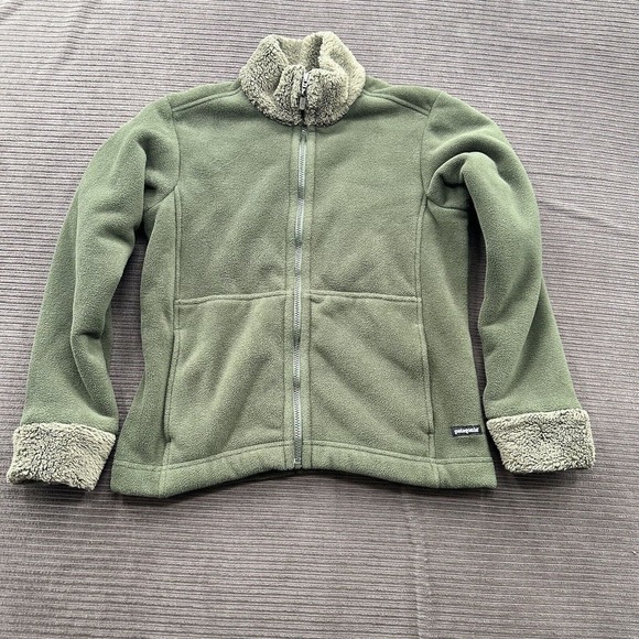 Patagonia Jackets & Blazers - Patagonia Synchilla Fleece Jacket Women Medium Green Polyester Outdoors.